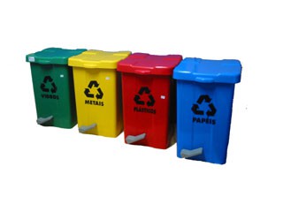 LIXEIRO SELETIVO COM PEDAL REF. 0268